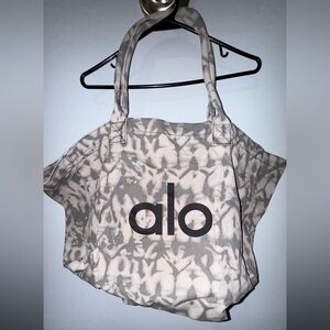 ALO Yoga Gray Camouflage Tote Bag
